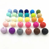 10MM Round Silicone Beads For Teething Necklace DIY BPA-Free