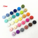 10MM Round Silicone Beads For Teething Necklace DIY BPA-Free