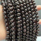 10MM Brazil Wine Burgundy Garnet Gemstone Beads for Jewelry Making