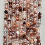 10MM Red Quartz Multi-Inclusions Crystal Stone Beads for Jewelry Making