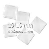 Top Quality 10MM Clear Crystal Glass Cabochon