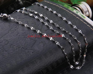 10M Stainless Steel Butterfly Lip Chain Jewelry Finding