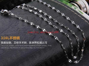 10M Stainless Steel Butterfly Lip Chain Jewelry Finding