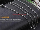 10M Stainless Steel Butterfly Lip Chain Jewelry Finding