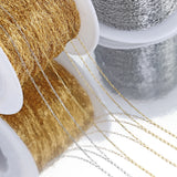 10M 2M Stainless Steel Chain Thin Beading Cable Chains DIY Bracelet Necklace