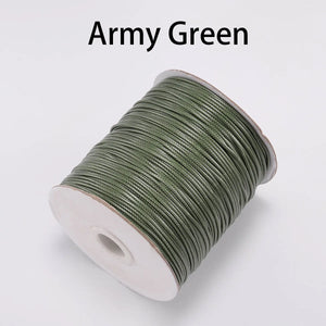 10M Round Wax Cord DIY Necklace Bracelet