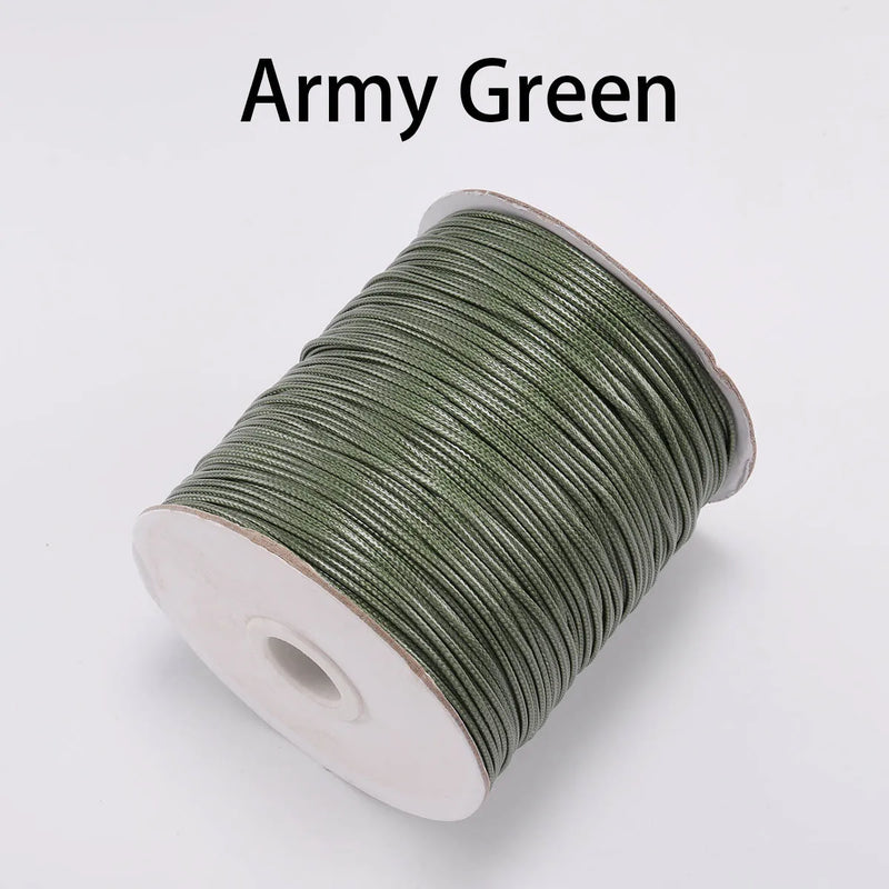 10M Round Wax Cord DIY Necklace Bracelet
