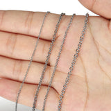 10M Stainless Steel Chain Roll Bracelet Necklace DIY Jewelry Making DIY Bulk