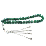 10Mm Natural Agate Round Beads Islamic Rosary Allah Bracelet Pendant