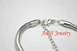 5mm Snake Chain Stainless Steel Bracelet 8'' Length Men Women