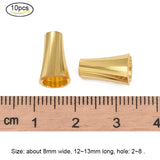 10PC 7 Style Brass Bead Cones Mix for DIY Crafting Jewelry Making