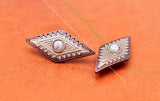 10PC Antique Copper Turquoise Leathercraft Belt Conchos