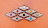 10PC Antique Copper Turquoise Leathercraft Belt Conchos
