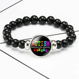 Autism Awareness Ribbon Bracelet Snap Buttons Women Bracelets Jewelry
