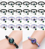 12 Constellations Zodiac Bracelets For Men - Travel Jewelry
