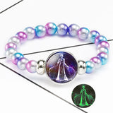 12 Constellations Zodiac Bracelets For Men - Travel Jewelry