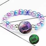 12 Constellations Zodiac Bracelets For Men - Travel Jewelry
