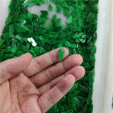 10PC Green Jade 10mm Leaf Bead Charm DIY Bangle Luck Amulet