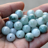 Natural Emerald Beads Bracelet Pendant DIY Accessories Bangle Charm Jewellery