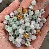 Natural Emerald Jade Money Bead Bracelet 10mm Woman Amulet