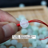 10PC Natural Jade Emerald Flower Beads 10mm DIY Bangle Charm Jewellery