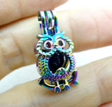 Aventurine Quartz Owl Pendant for DIY Jewelry Making