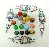 Aventurine Quartz Owl Pendant for DIY Jewelry Making