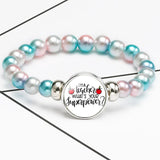 Teachers Core Of Education Charm Bracelet Teaching Is Heart Work Jewelry