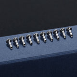 10PC Titanium Labret Bar Parts 16G 14G Internal Thread Head Body Jewelry