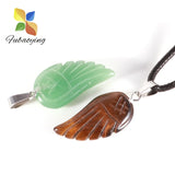 10PCS 10*30mm Opalite Angel Wings Pendant for Women