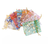 Colorful Organza Drawstring Bags Christmas Party Gift Organizer