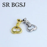 10PCS 10x20MM Heart Shape Jewelry Making DIY Findings Accessories