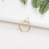 10PCS 14k Round Earring Clasps Hooks DIY Jewelry Making Supplies