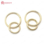10PCS 18K Brass Irregular Charms Pendants for Jewelry Making