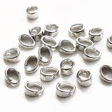 10PCS 18K Plated Melon Seed Buckle Necklace Bracelet DIY Jewelry Making