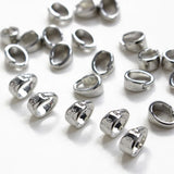 10PCS 18K Plated Melon Seed Buckle Necklace Bracelet DIY Jewelry Making
