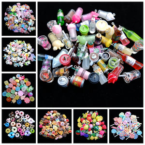 10PCS 2-3cm Mixed Charms Pendants for Jewelry Making