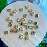 10PCS Abalone Shell Heart/Star Pendant Round Charm DIY Jewelry Accessories
