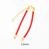 10PCS Adjustable Polyamide Nylon Braiding Bracelet Connectors for DIY Jewelry
