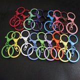 10PCS 30mm Metal Keychain Split Rings Lobster Clasp DIY Jewelry Making