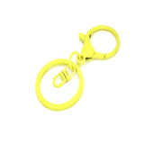 10PCS 30mm Metal Keychain Split Rings Lobster Clasp DIY Jewelry Making