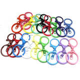 10PCS 30mm Metal Keychain Split Rings Lobster Clasp DIY Jewelry Making