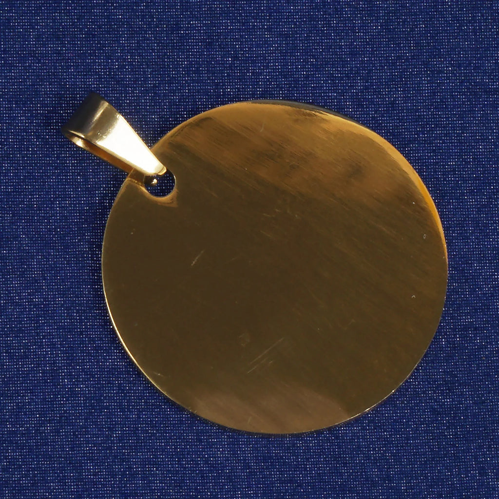 10PCS 35mm Stainless Steel Blank Pet Tags