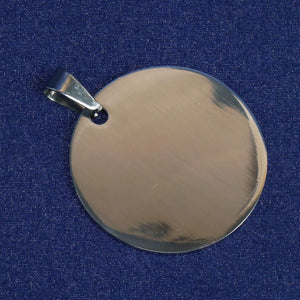 10PCS 35mm Stainless Steel Blank Pet Tags
