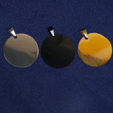 10PCS 35mm Stainless Steel Blank Pet Tags