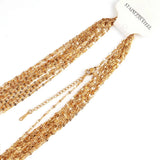 10PCS Stainless Steel Link Chains Necklaces Cuban Chains DIY Lip Chain