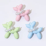 10PCS 46*46mm Cartoon 3D Balloon Dog Metal Charms Pendant for DIY Jewelry