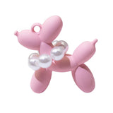 10PCS 46*46mm Cartoon 3D Balloon Dog Metal Charms Pendant for DIY Jewelry
