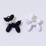 10PCS 46*46mm Cartoon 3D Balloon Dog Metal Charms Pendant for DIY Jewelry