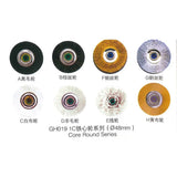 10PCS 48MM Polishing Wheel Buffing Pad Brush Abrasive Wool/Pig Hair Bristle